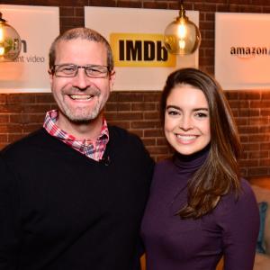 Katherine Hughes and Keith Simanton at event of IMDb & AIV Studio at Sundance (2015)