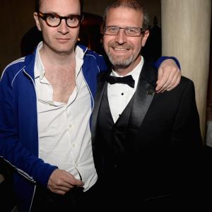 Director Nicolas Winding Refn and IMDbs Keith Simanton attend the IMDBs 2013 Cannes Film Festival Dinner Party during the 66th Annual Cannes Film Festival at Restaurant Mantel on May 20 2013 in Cannes France