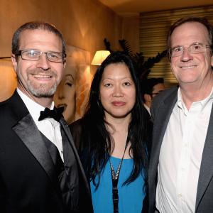 IMDbs Keith Simanton Film Society of Lincoln Centers Rose Kuo and Deadline Hollywoods Peter Hammond attend the IMDBs 2013 Cannes Film Festival Dinner Party during the 66th Annual Cannes Film Festival at Restaurant Mantel on May 20 2013 in Cannes France
