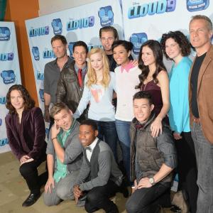 The cast of Cloud 9 arrives at the premiere of Disney Channels Cloud 9 at the Disney Channel Theatre on December 18 2013 in Burbank California