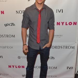 Mike C. Manning attends NYLON And Onitsuka Tiger Celebrate The Annual May Young Hollywood Issue at The Roosevelt Hotel in Hollywood, California.
