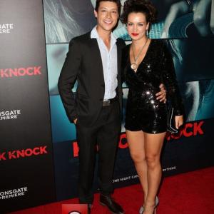 Reynaldo Pacheco and Deborah Dominguez at Event for Knock Knock Premiere