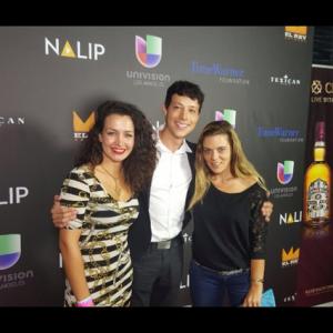 Deborah Dominguez, Reynaldo Pacheco and Julia Ibarra at the NALIP ANNUAL EVENT (2015)