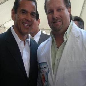with the Major of Los Angeles Antonio Villaraigosa