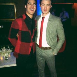 Jeremy Matthew Smith and Darren Criss at the GQ Men of the Year party  November 2013