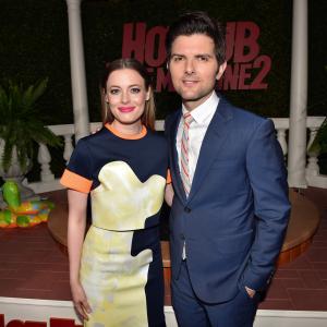 Adam Scott and Gillian Jacobs at event of Hot Tub Time Machine 2 2015