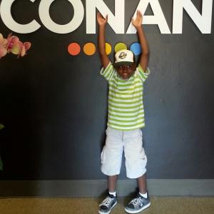 Brayden had a great time on Conan Obrien show  Warner Bros in Burbank California!