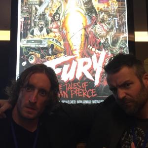 Michael McCarthy and Kevin McCarthy at the world premier of FuryThe Tales of Ronan Pierce at Fantastic Planet 2014