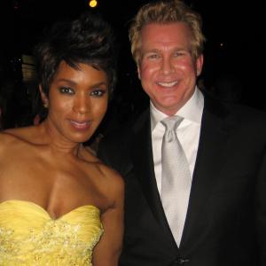 Angela Bassett and Creighton Rothenberger at Olympus Has Fallen premiere  ArcLight Cinemas Cinerama Dome on March 18 2013 in Hollywood California
