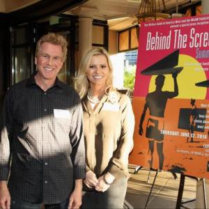 Creighton Rothenberger and Katrin Benedikt at WGA Behind The Screen Summer Event 2014