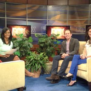 On-Air interview at FOX 13; Kristin Wright, Joe Restaino, Kristin Wollett