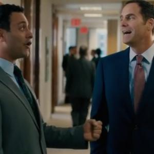 Andy Buckley and Aaron Costa Ganis in 'Odd Mom Out' Season 1, Ep. 1