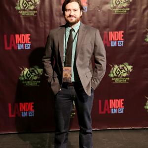 Adam Rosenbaum at the LA Indie Film Fest for the premiere of his short film Hugo Heard a Noise
