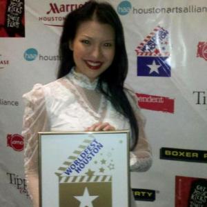 Winner Best Actress Houston International Film Festival 2012 for Heathens and Thieves