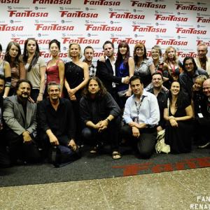 Everyone from The Theatre Bizarre present at the world premiere at Fantasia International Film Festival in Montreal 2011.