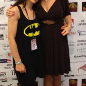 With Janice LaFlam at Philadelphia Independent Film Festival