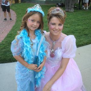 Rylan Lee  Lucy Lawless on set of Parks  Recreation