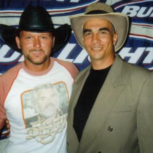 Tim McGraw & Franco in Sacramento 2001
