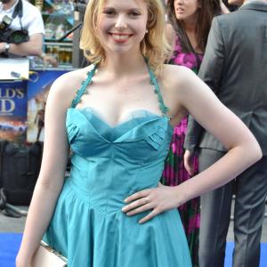 Samantha White at 'The World's End' London premiere