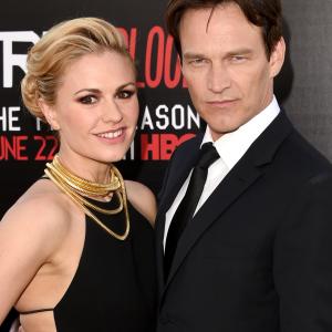 Anna Paquin and Stephen Moyer at event of Tikras kraujas 2008
