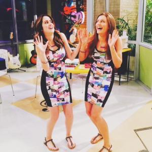 Laura Marano and Carrie Wampler