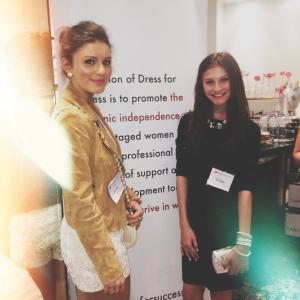 Carrie & Cricket Wampler at a 'Dress For Success Event'