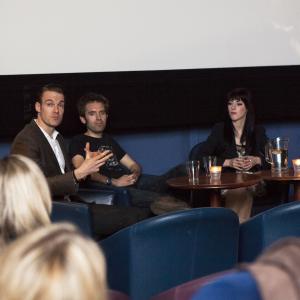Sophie Black with the QA panel at the Ashes 2013 London premiere
