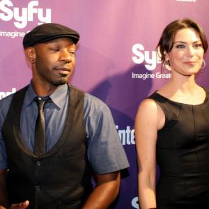 Michelle Forbes and Nelsan Ellis