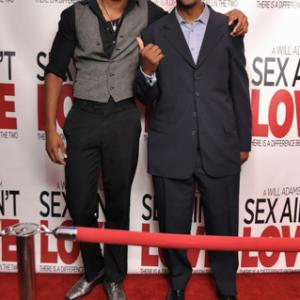 Aubrey Jillil Marquez and Will Adams on the red carpet at the Sex Ain't Love Premiere at the Chicago Icon Theater