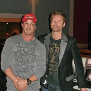 Director of Rambo Sylvester Stallone and composer Brian Tyler