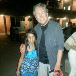 Me and DirectorActor Alan Hunt at Oliver Musical I was in
