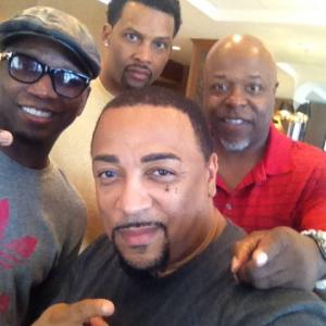 Guy Torry Dannon Green Trae Ireland  Stephen  Stix Josey in St Louis working on the movie  HAPPY HOUR 