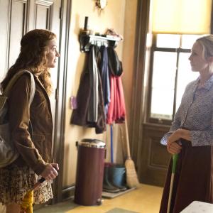 Still of Vera Farmiga and Olivia Cooke in Bates Motel (2013)