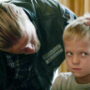 Charlie Hunnam and Evan Londo on Sons of Anarchy Season 7