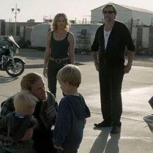 Evan Londo, Charlie Hunnam, Jimmy Smits, and Drea De Matteo on the Sons of Anarchy Series Finale Season 7