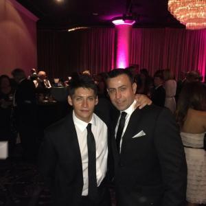 Thomas Pratts and I at The 2014 Imagen Awards Beverly Hilton Hotel in Beverly Hills CA