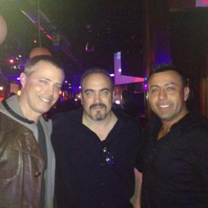 2013 Dances with Films Festival Awards Party. Coyote Director, Joe Eddy, David Zayas, and myself. Great night!