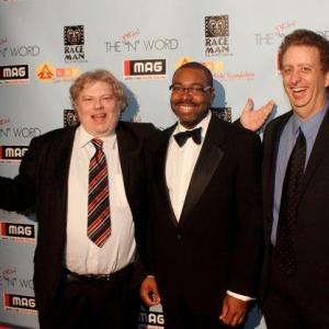 At the premiere of The New N Word with costar Joe Hansard left and director Sowande Tichawonna center