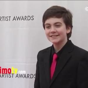 Red carpet at Young Actors Award in LA 2013.