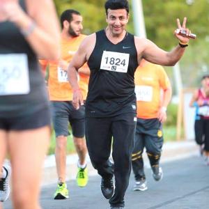My completeion of 21 kms half marathonNov 20th 2015 Abu Dhabi striders