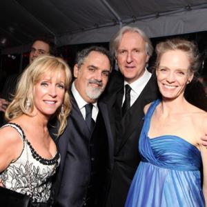 James Cameron Suzy Amis and Jon Landau at event of The 82nd Annual Academy Awards 2010