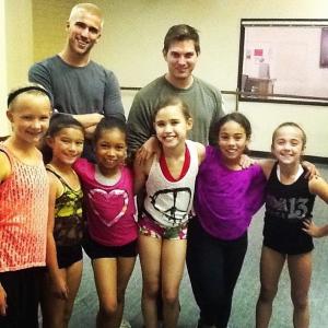 KylaDrew with Choreographer Paul Becker and 90210 Dance Castmates
