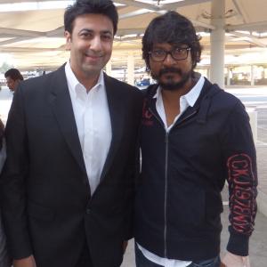 with very popular director VishnuVardhan from shooting location