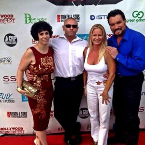 At the Red Carpet for the film with Guy Grundy called The Lackey at Tarentinos Theater in Hollywood
