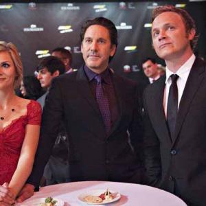 Still of Karissa Staples, Scott Cohen and David Anders in Necessary Roughness