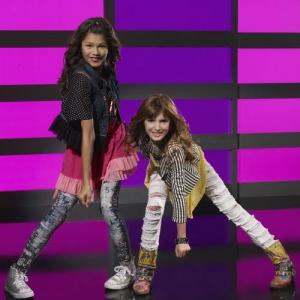 Still of Bella Thorne and Zendaya in Shake It Up! (2010)