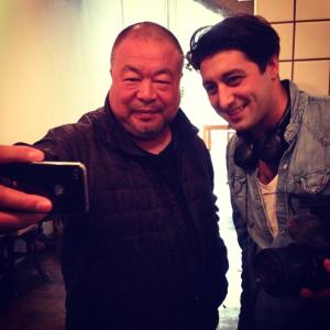Ai Weiwei and Nariman Hamed