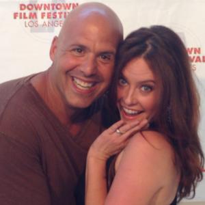 Joe Basile and Melissa Archer at the Downtown Film Festival, Los Angeles. WEST END