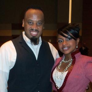 JaBarr and Phaedra Parks at BWNF Luncheon
