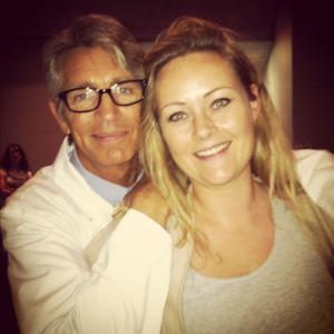 Eric Roberts and Helena Ellison on the set of Fractured